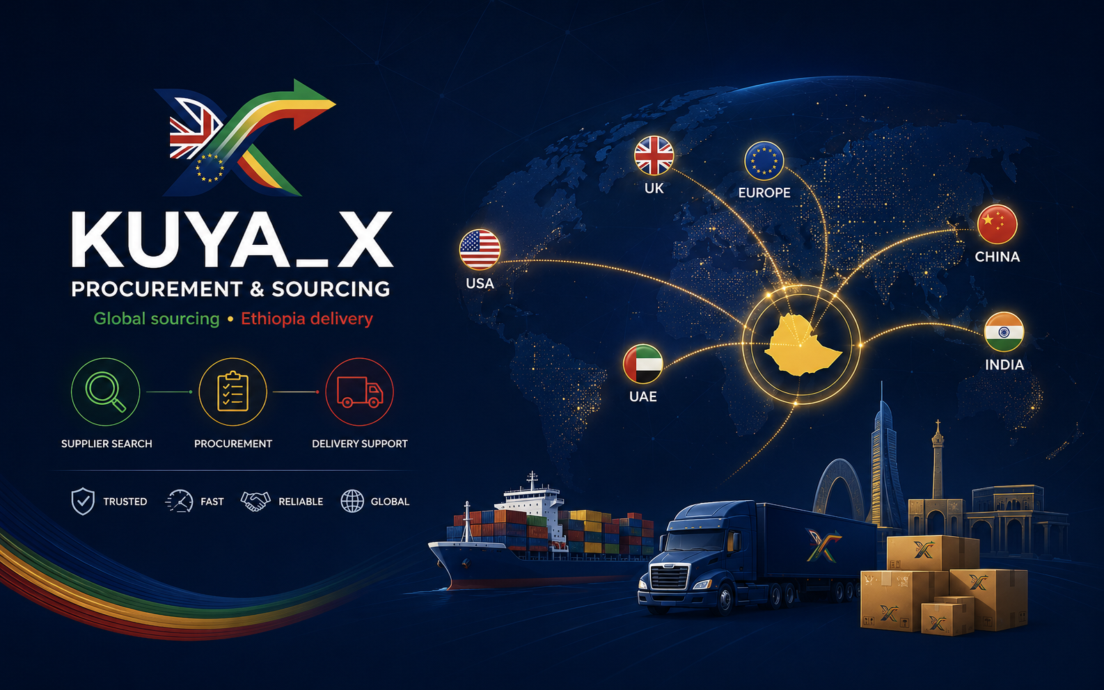 Global sourcing illustration for Kuya_X